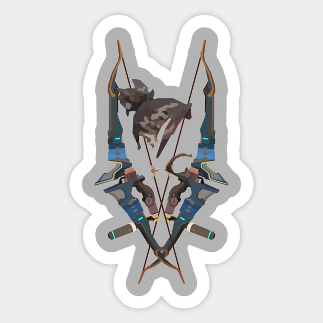 Hanzo's Fire Power Sticker by No_One